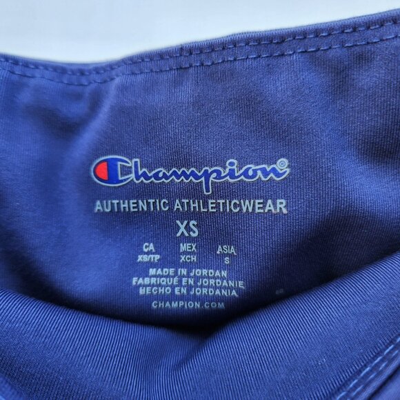 🏆Champion Authentic 🏆Athleticwear Performance Yoga Leggings XS-NAVY BLUE - Picture 5 of 7